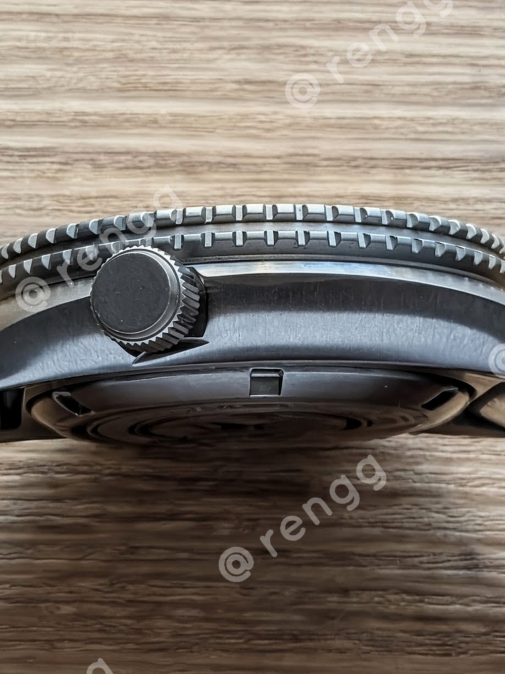 Full Titanium Seiko GMT Turtle Automatic 300m Blue Diver Mod Watch Sapphire AR - Picture 8 of 11